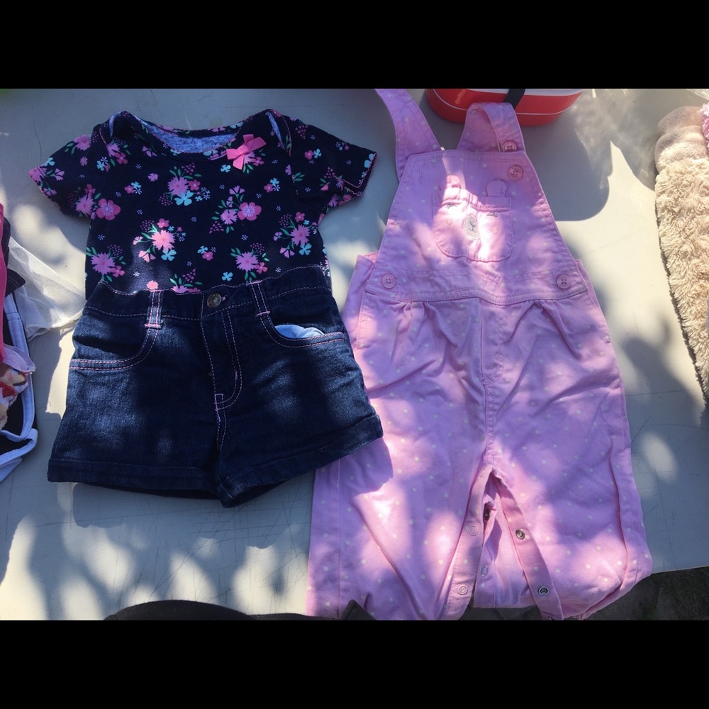 Overall pants and shirt+short bundle